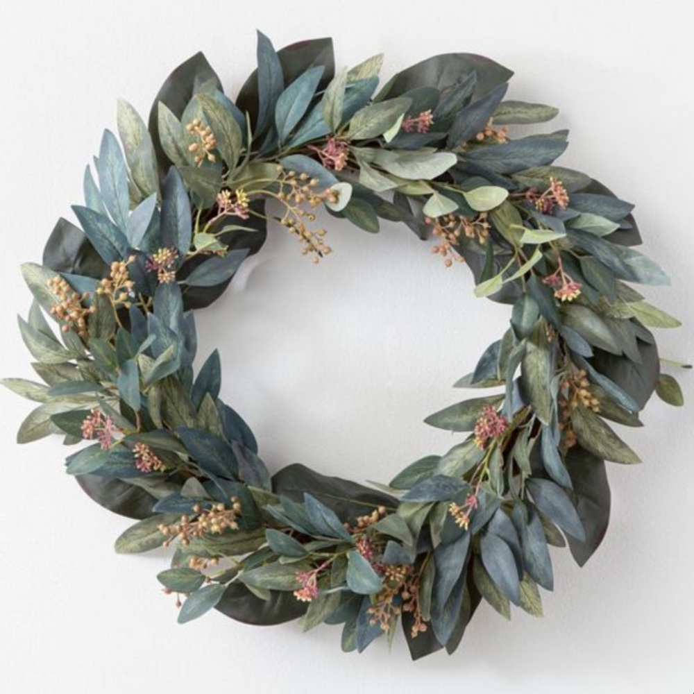 26" Olive/Eucalyptus Wreath Studio McGee